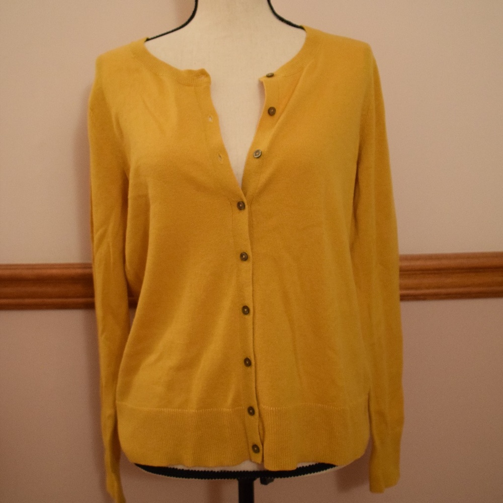 Mustard Yellow Cardigan